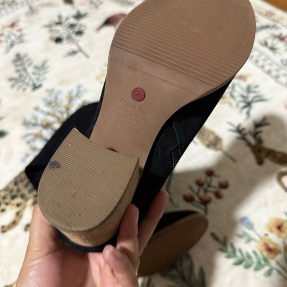 Blondo Black Nada Suede Knee-High Boots size 7 - Picture 4 of 4